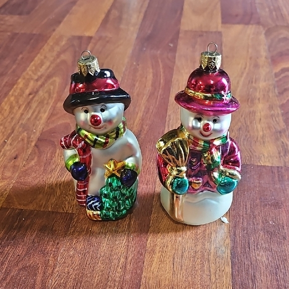 2 Vintage Christopher Radko Christmas Ornaments - Picture 1 of 4